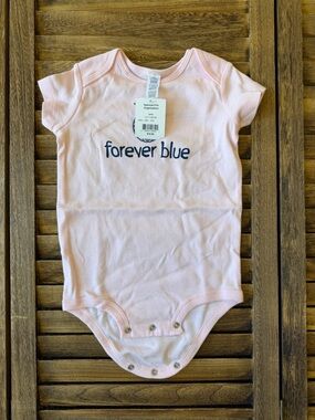 National FFA Logo Forever Blue Soft Pink Baby One-Piece Bodysuit 18 Months